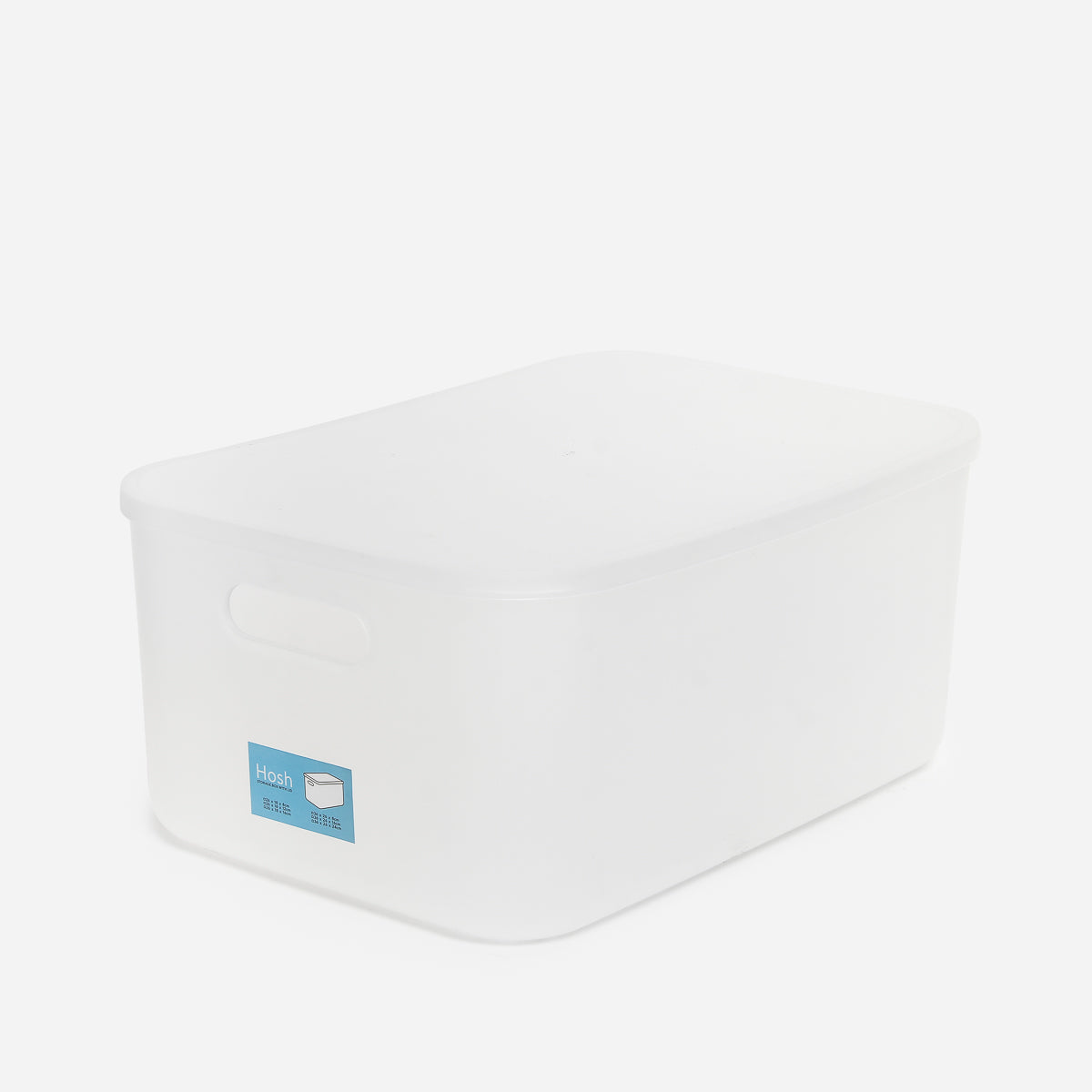Hosh Storage Box 2189C (Smoked White) - 36x26x16cm