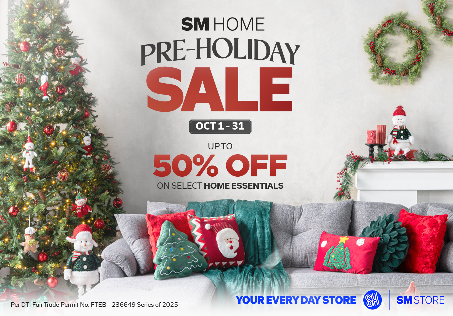 Pre-Holiday Sale Banner