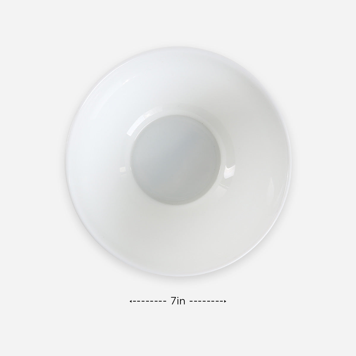 Bellagio Bowl Luna Series (White) - 7in.