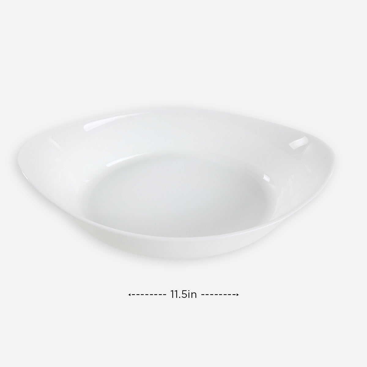 Bellagio Lasagna Oval Serveware (White) - 11.5in.