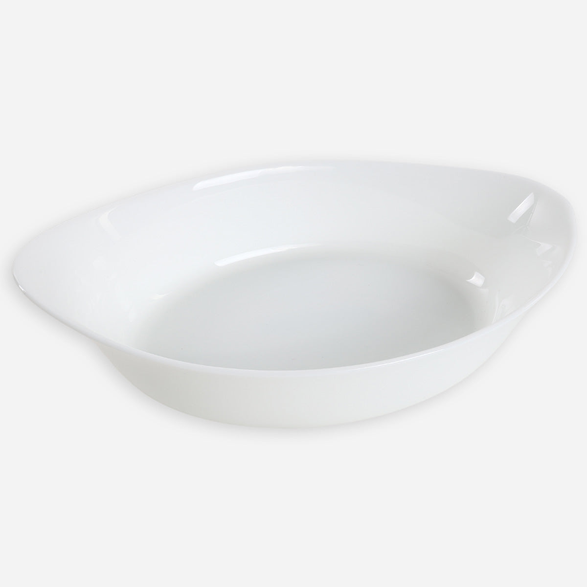 Bellagio Lasagna Oval Serveware (White) - 8.5in.