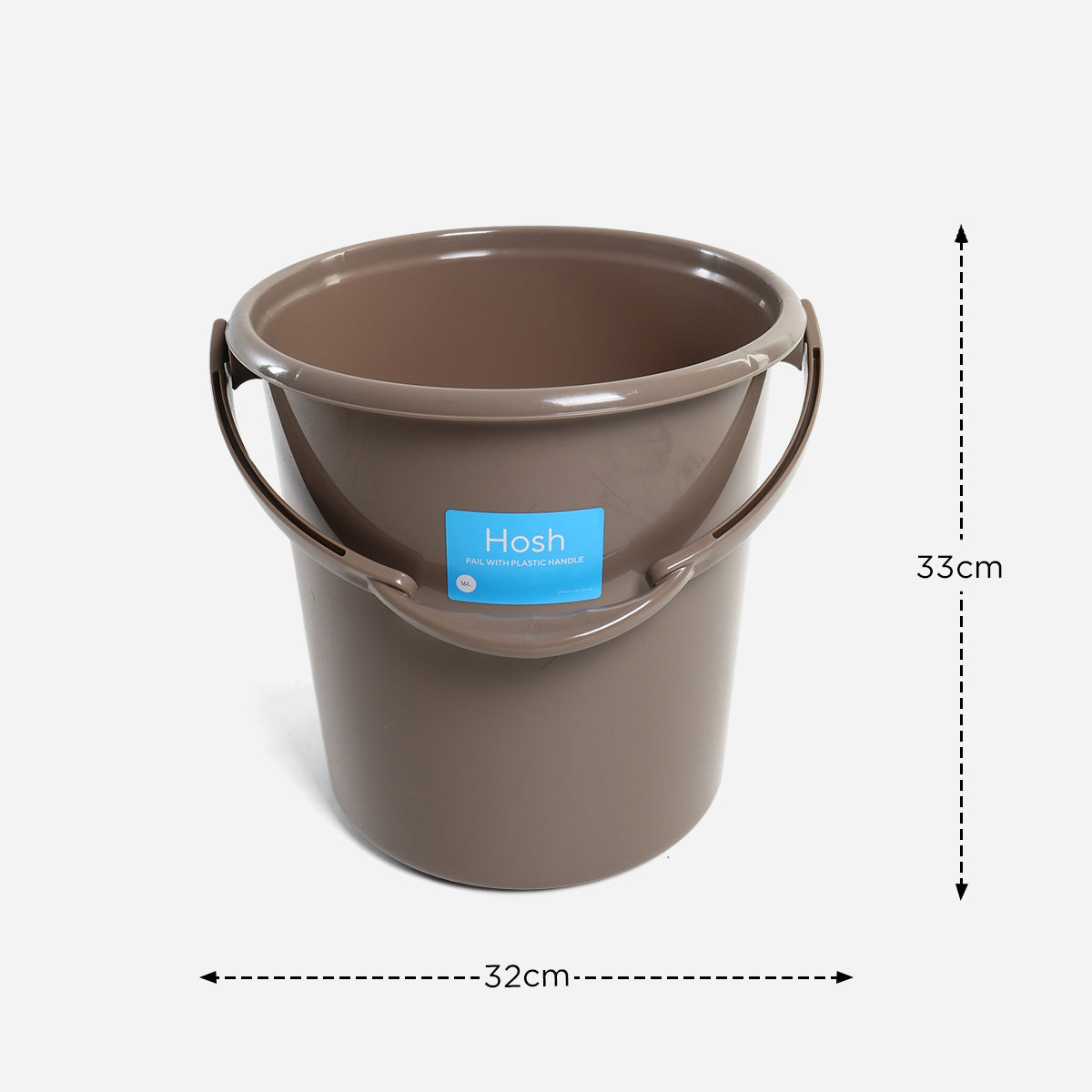 Hosh Pail  (Brown) - 4 Gallon
