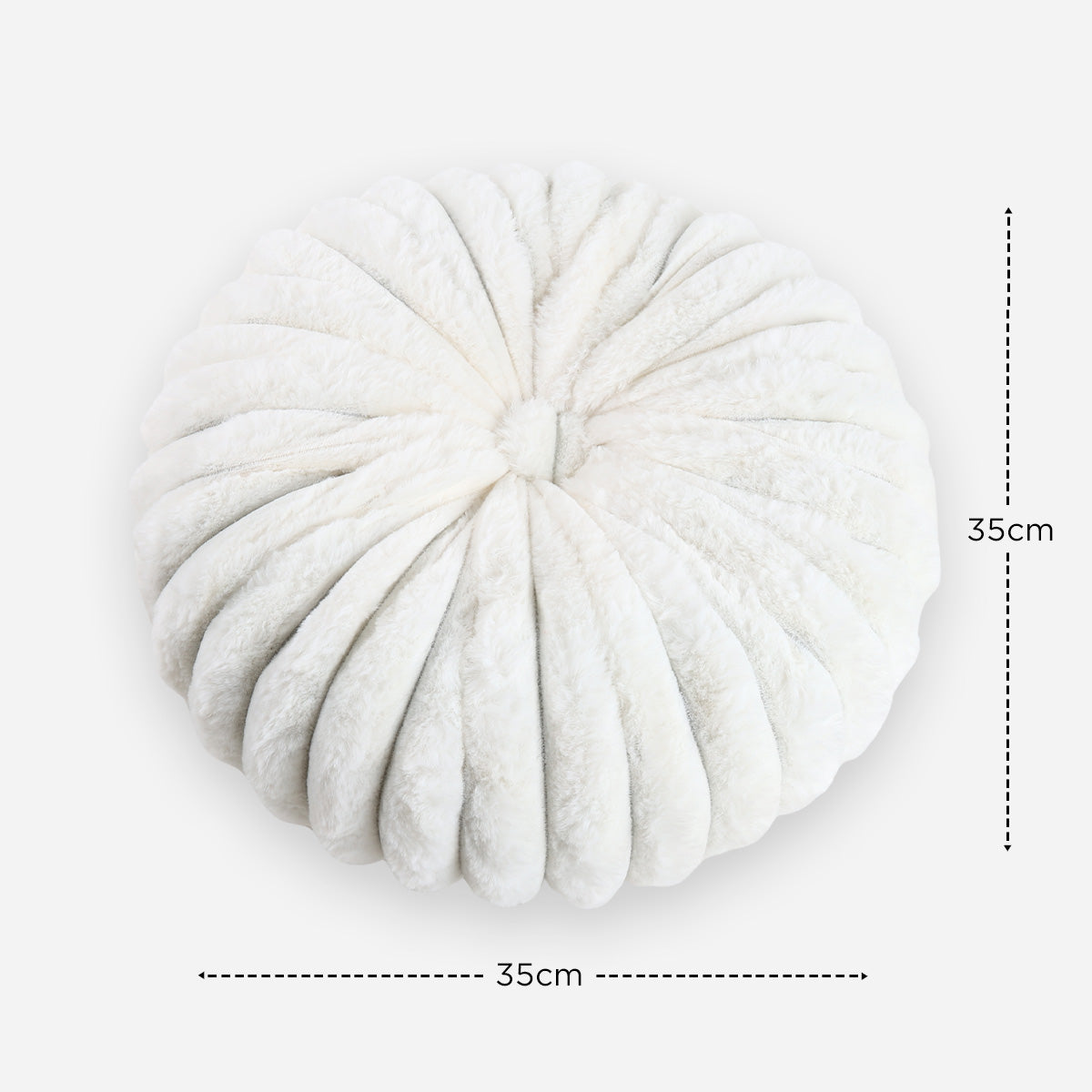 SM Home Button Cushion (White) - 35cm