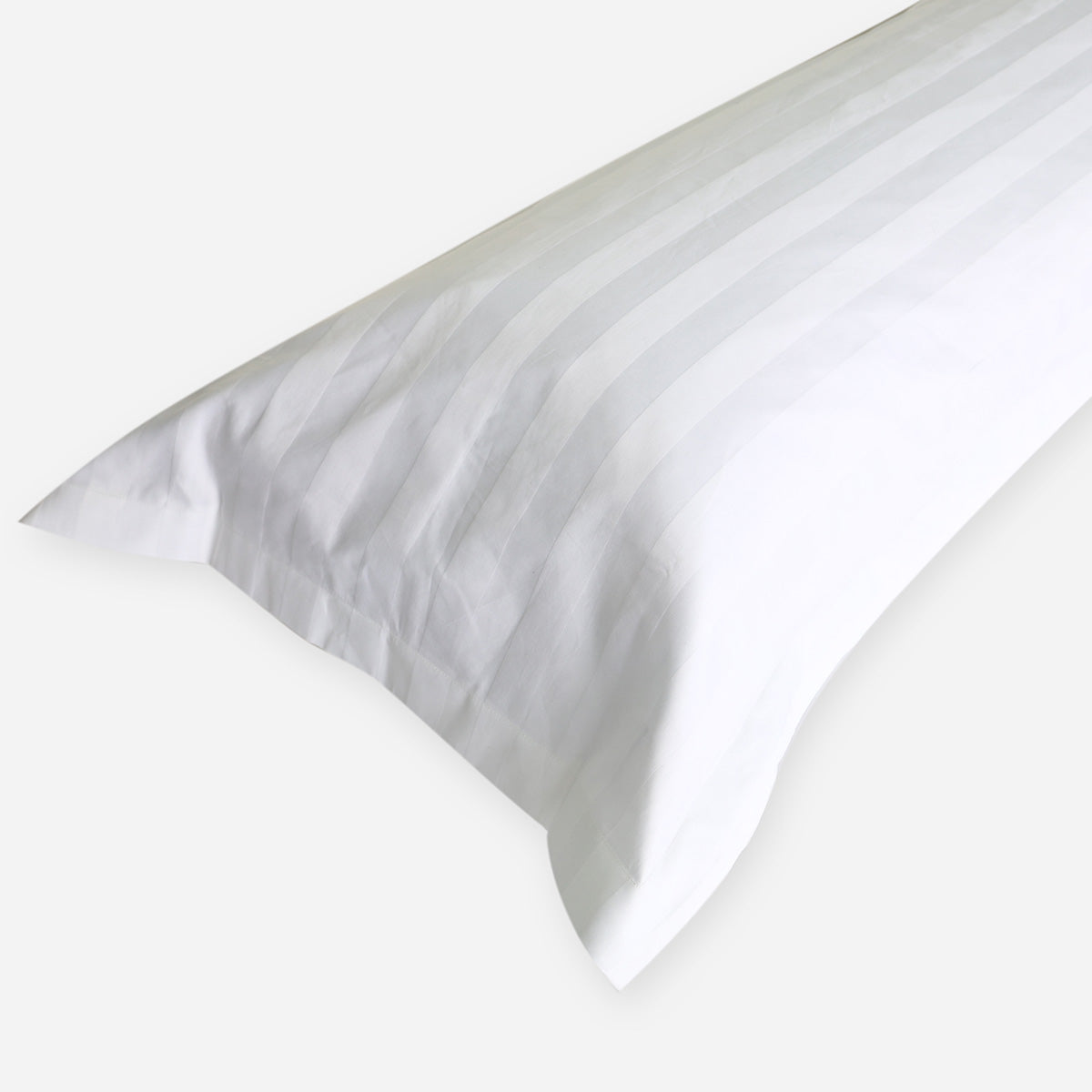 Ultima Linen Suite Collection Jacquard Body Sham (White) - 20x57in