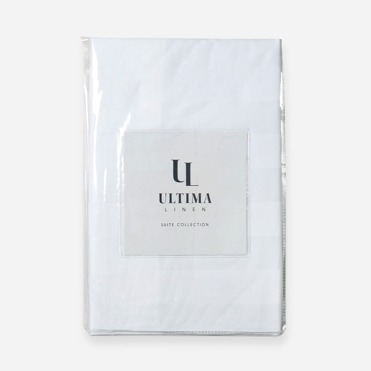 Ultima Linen Suite Collection Jacquard Body Sham (White) - 20x57in