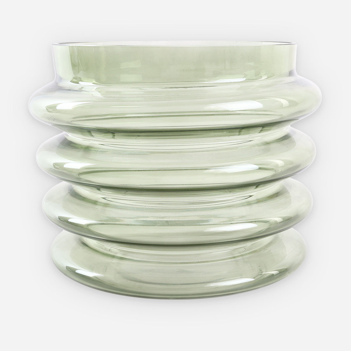 SM Home Burford Vase (Green) - 21x17cm
