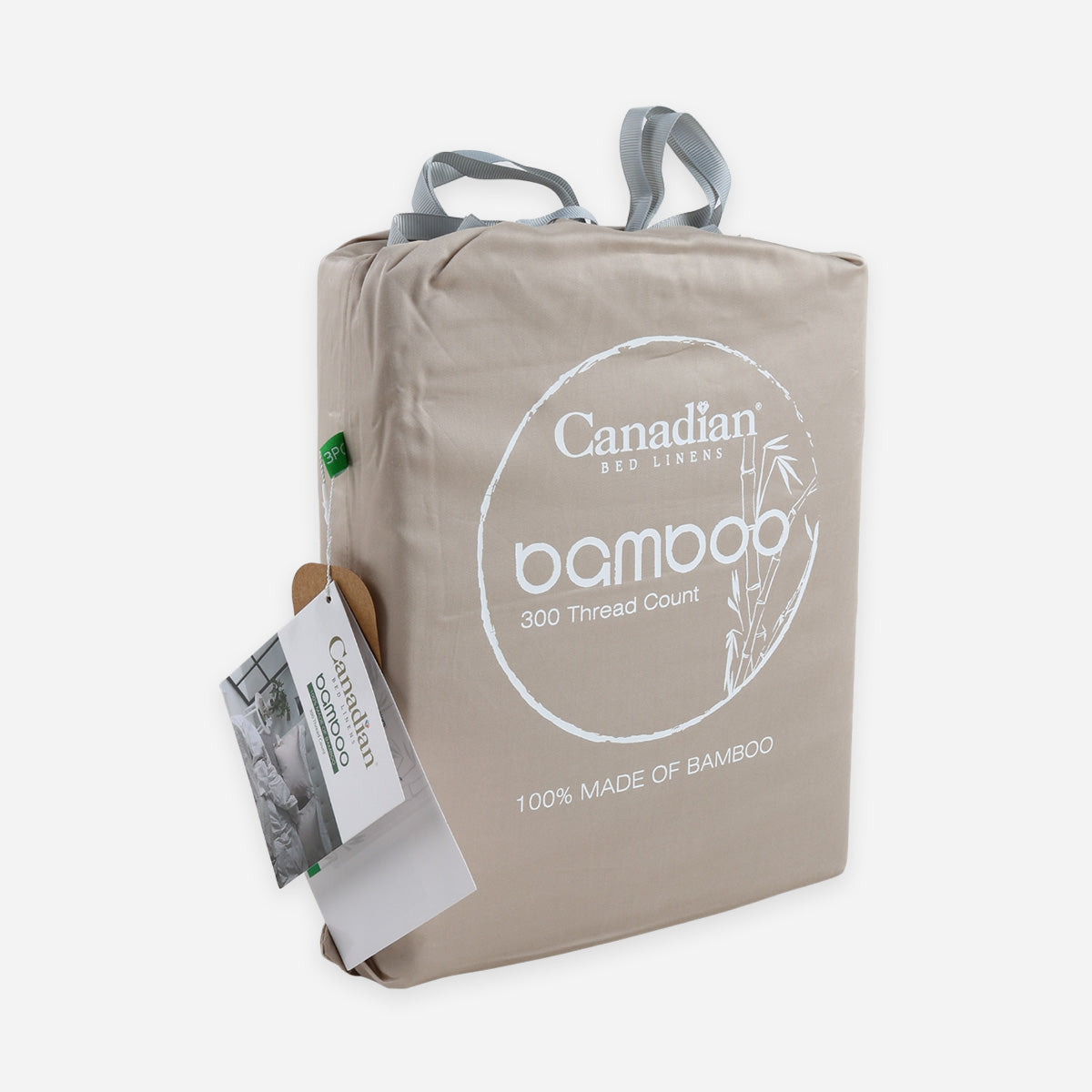 Canadian 3-Piece Mocca Bamboo Bedsheet Set - Queen