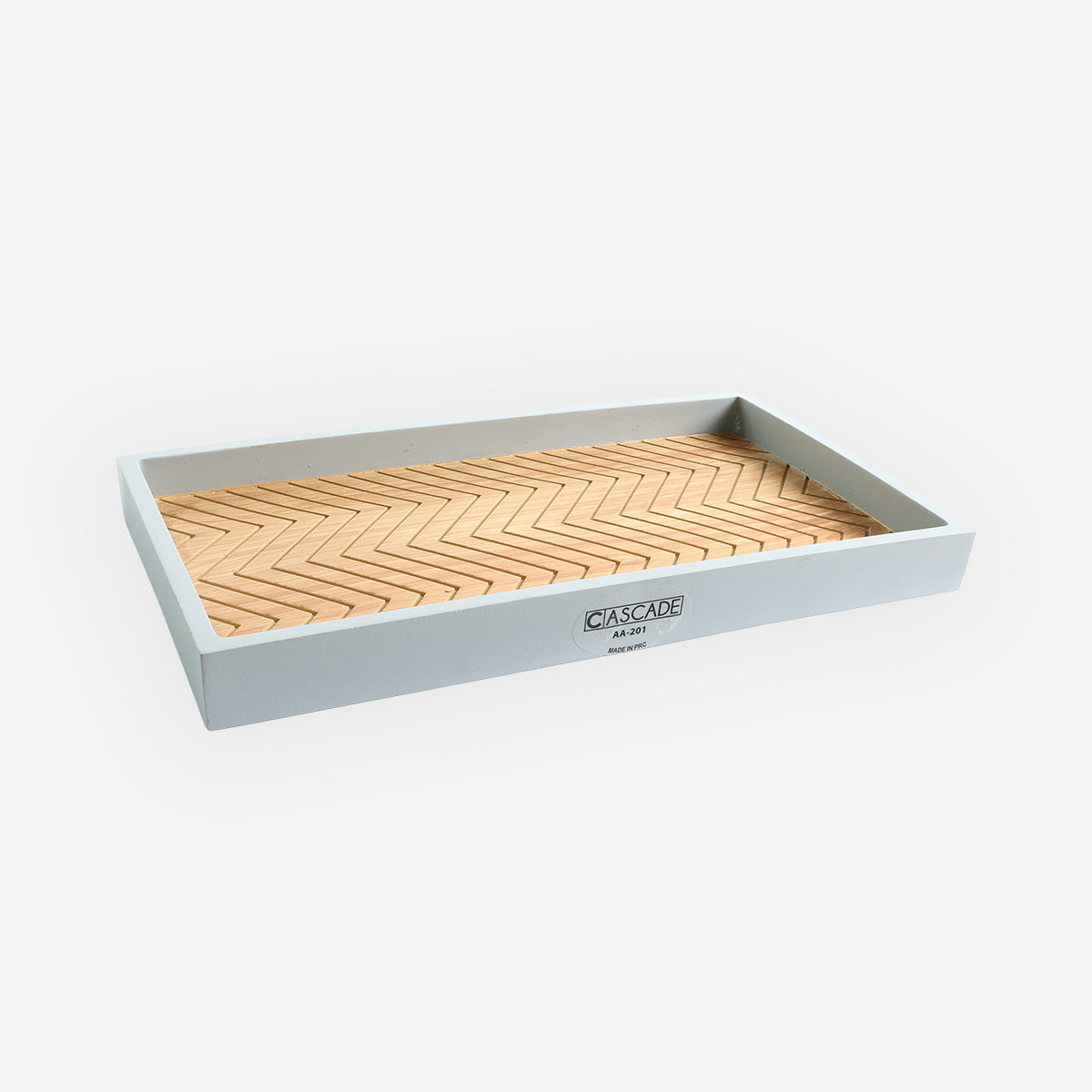 Cascade Wood Multi-Purpose Tray - Gray