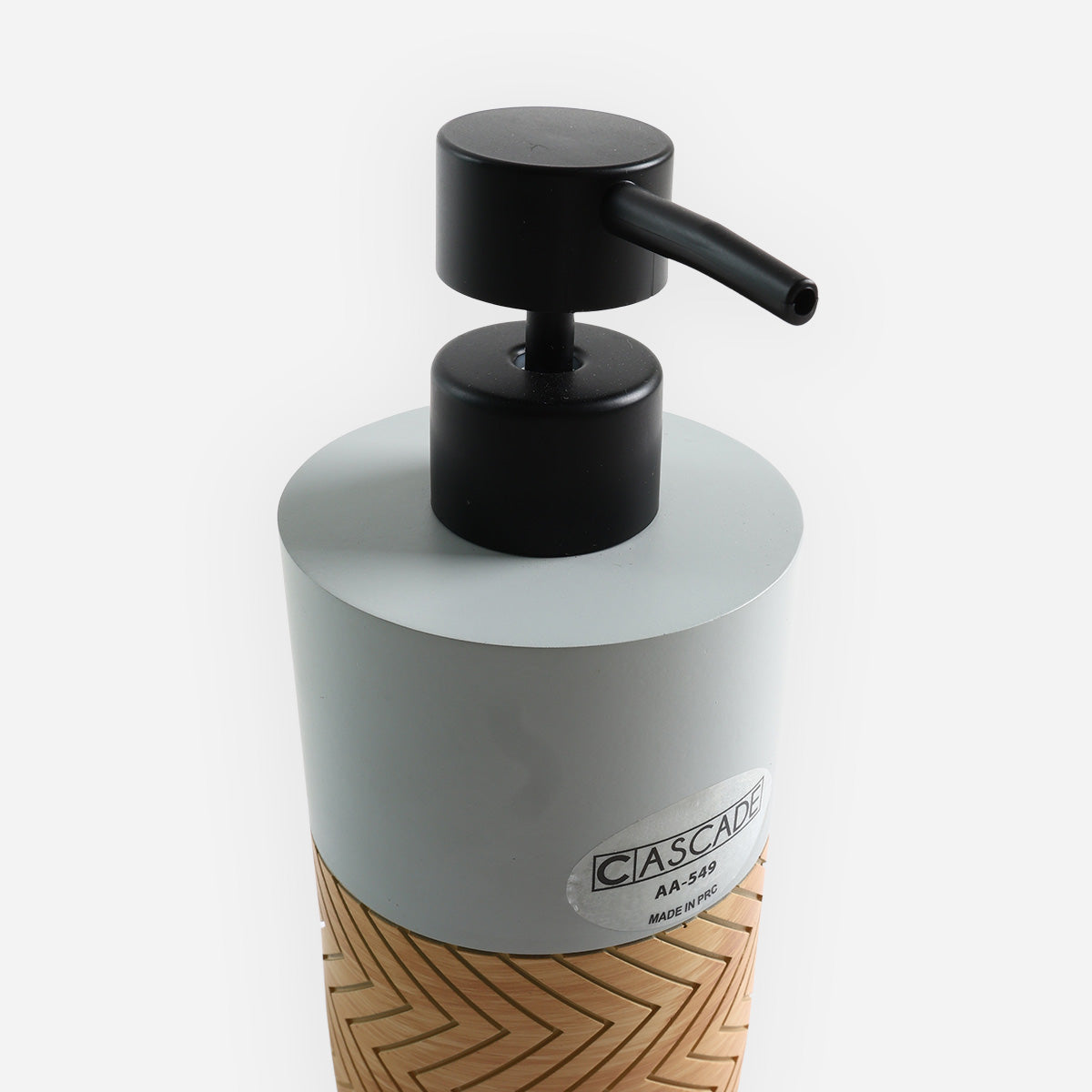 Cascade Wood Soap Dispenser - Gray