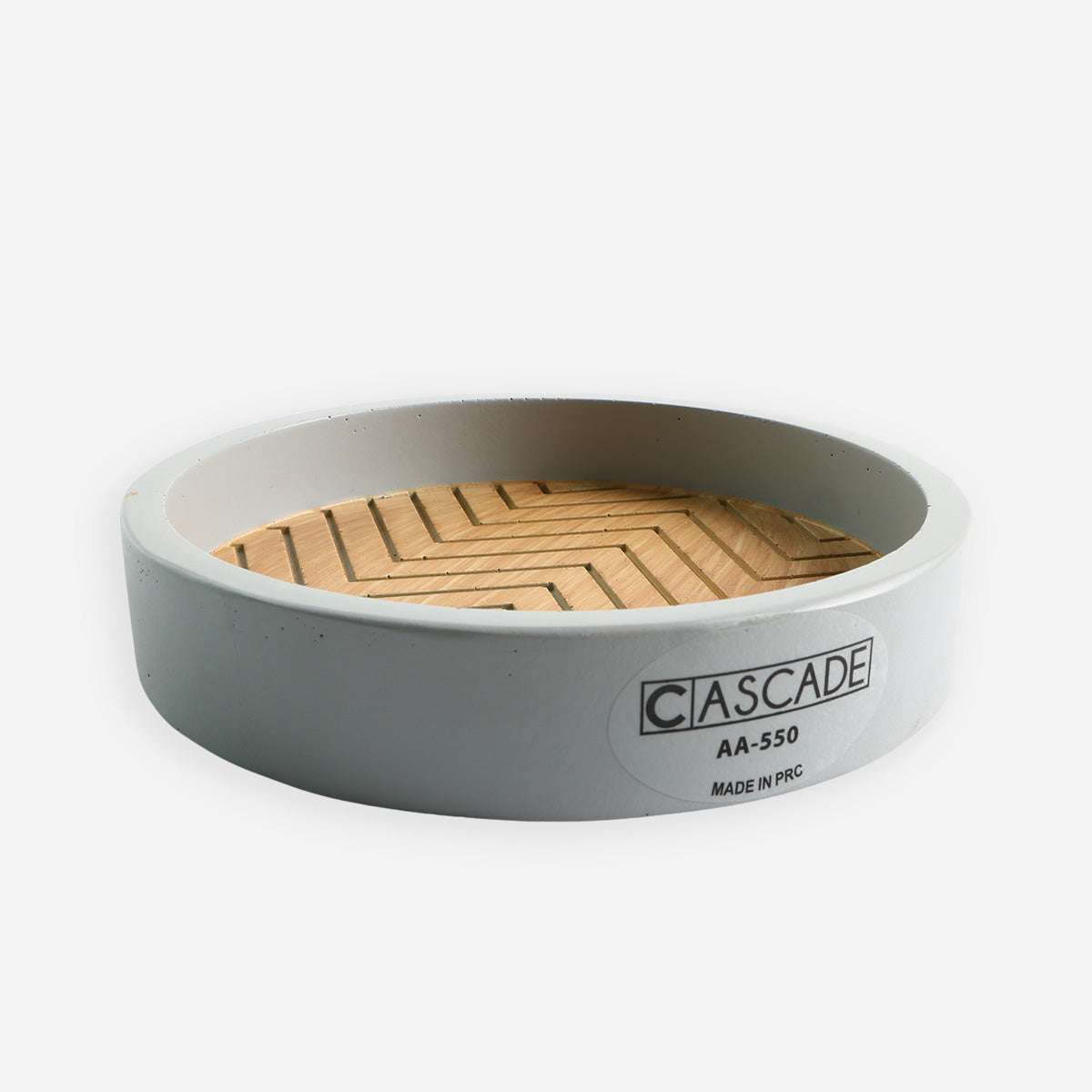 Cascade Wood Soap Dish - Gray