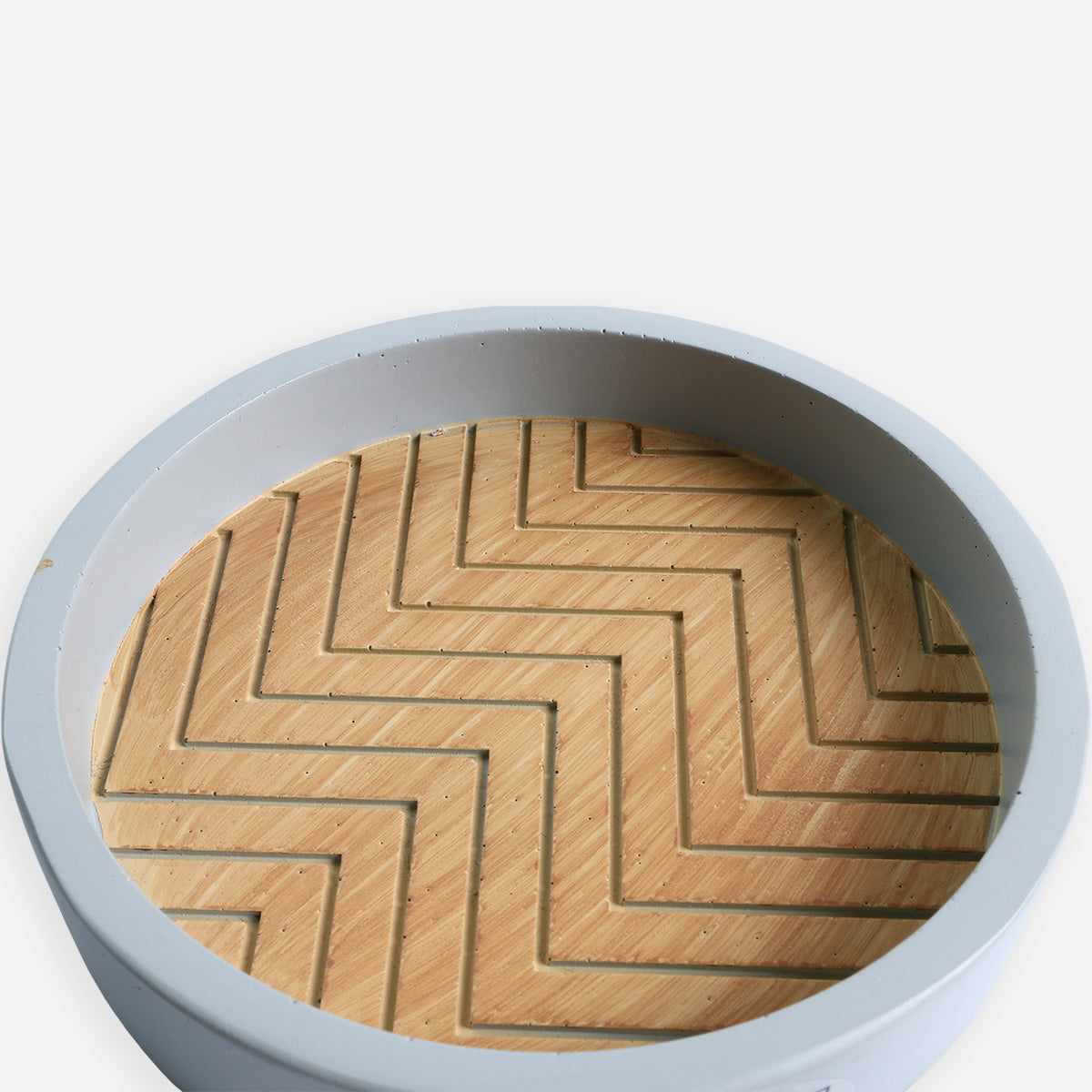 Cascade Wood Soap Dish - Gray