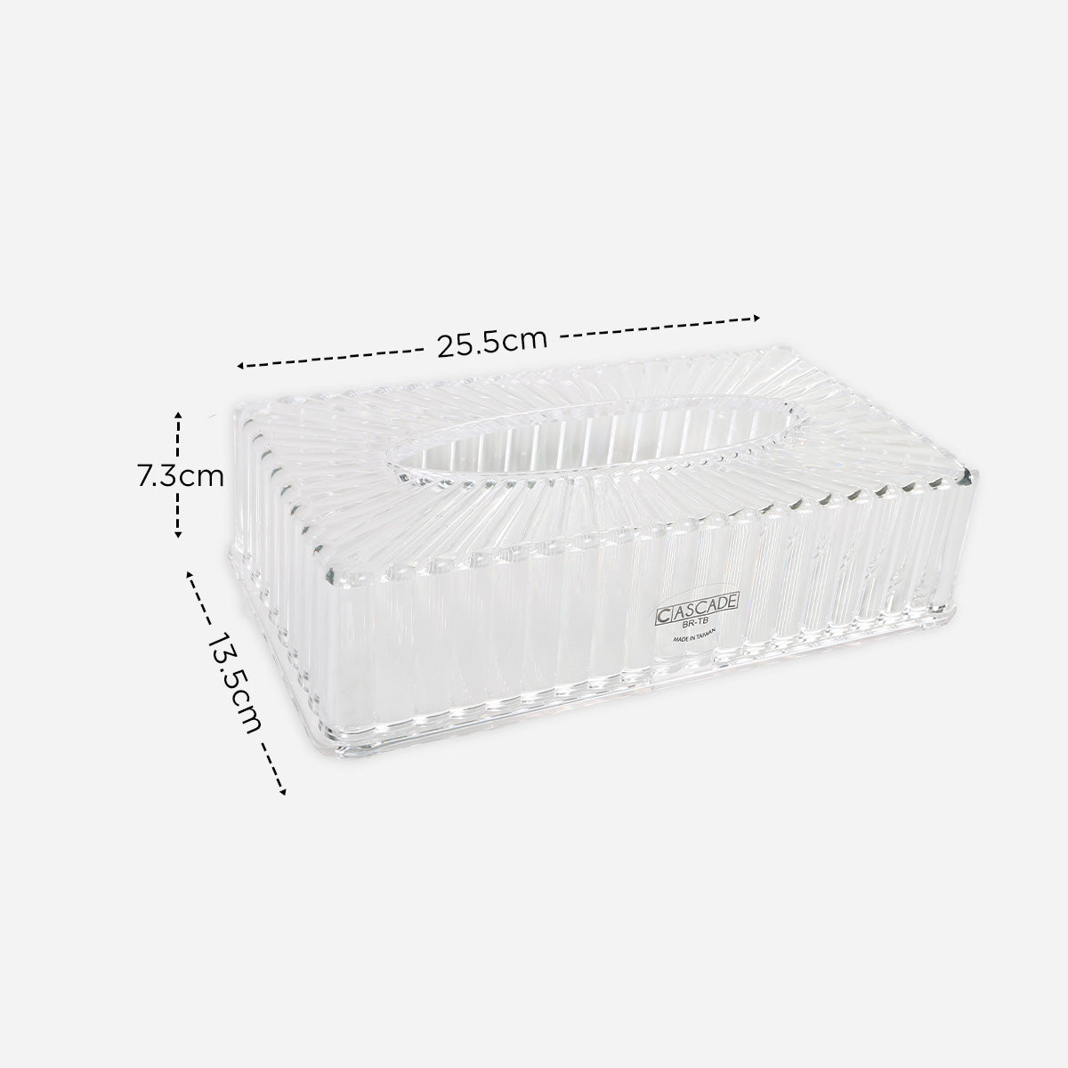Cascade Acrylic Tissue Holder