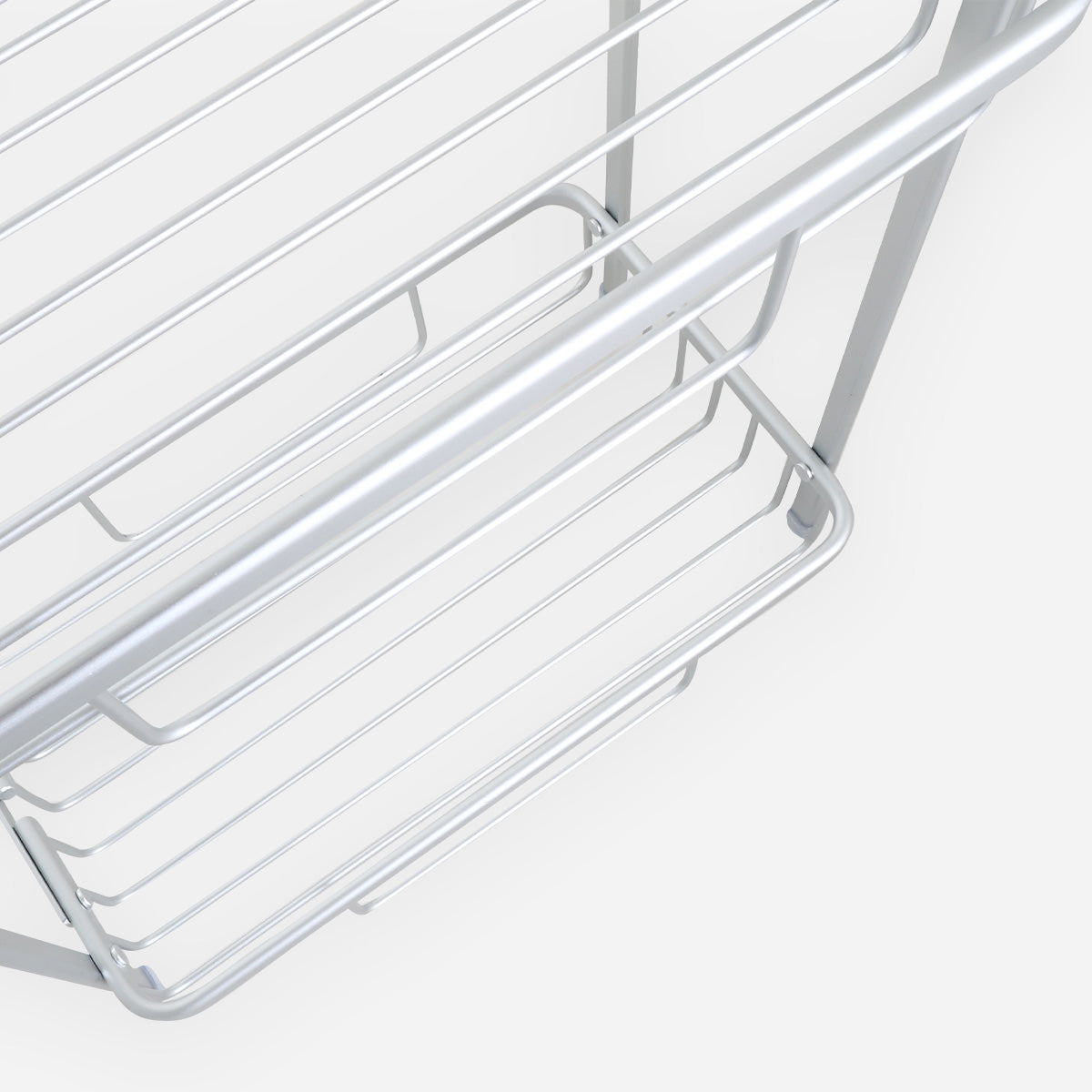 Cascade 2-Layer Aluminum Storage Rack – SM Home