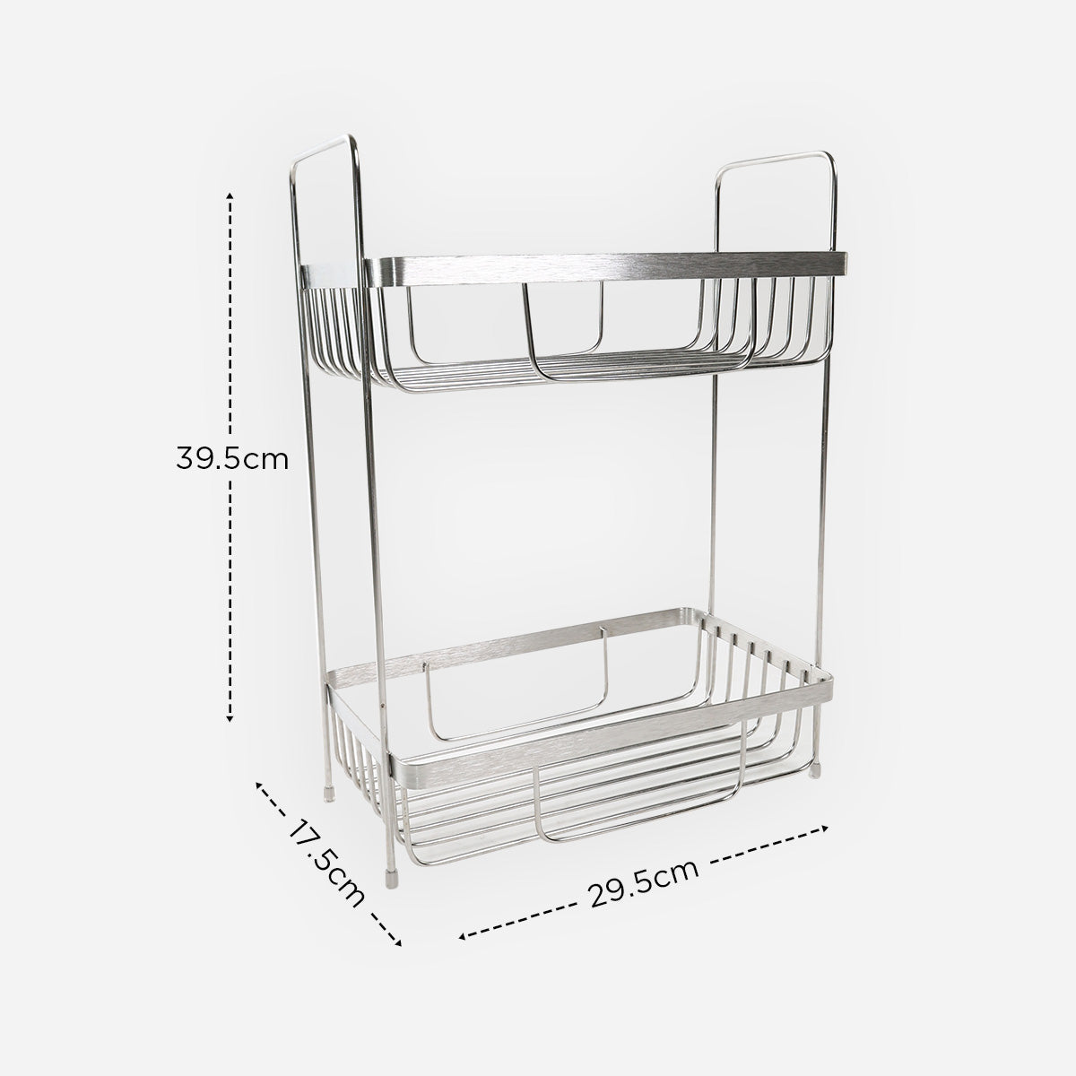 Cascade 2-Layer Stainless Steel Multi-Purpose Rack – SM Home