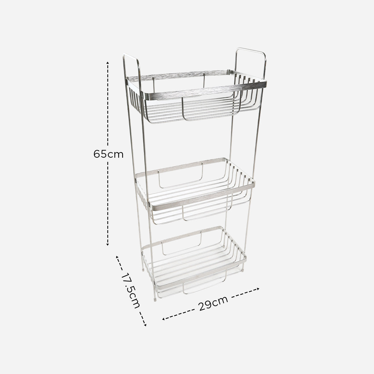 Cascade 3-Layer Stainless Steel Multi-Purpose Rack