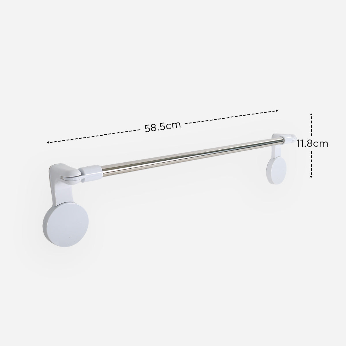 Cascade Suction Towel Holder - White