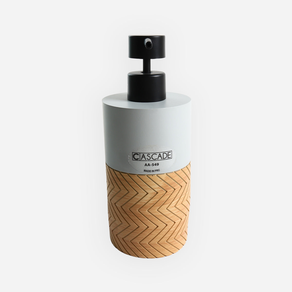 HWP-39257460:CASCADE_AA_549_GRAY_WOOD_SOAP_DISPENSER_POLYRESIN_-_39257460HWP_-_1.jpg