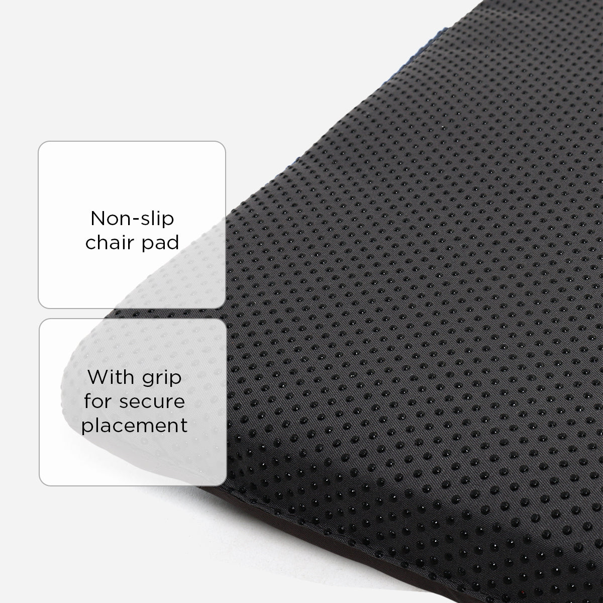 Hosh Chair Cushion with Dot Drop (Gray) - 16x16x1in