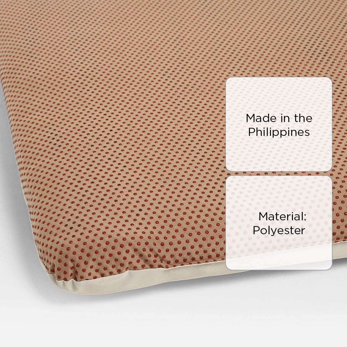 Select Comfort Chair Cushion With Dot Drop (Brown) - 16 X 16 inches