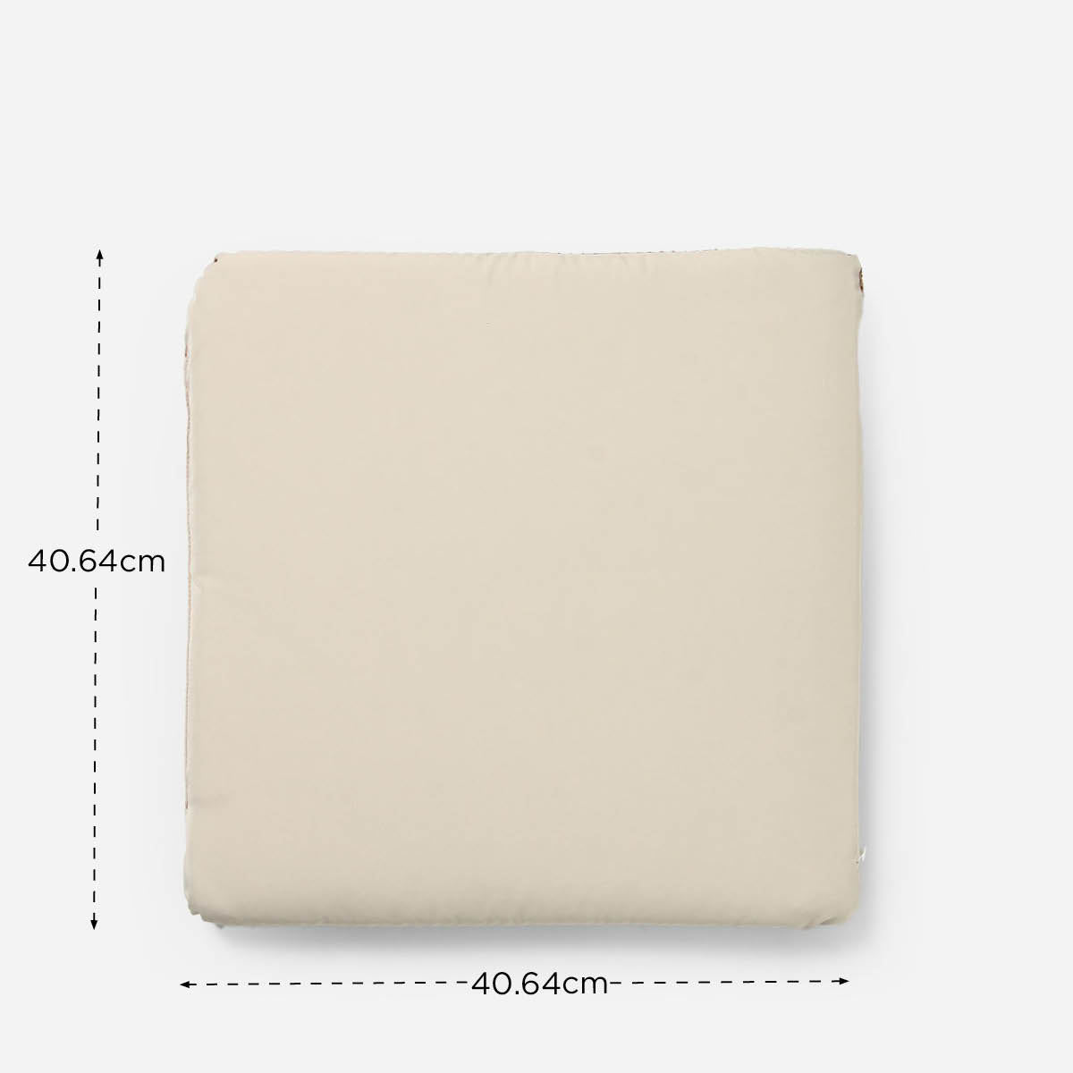 Select Comfort Chair Cushion With Dot Drop (Brown) - 16 X 16 inches