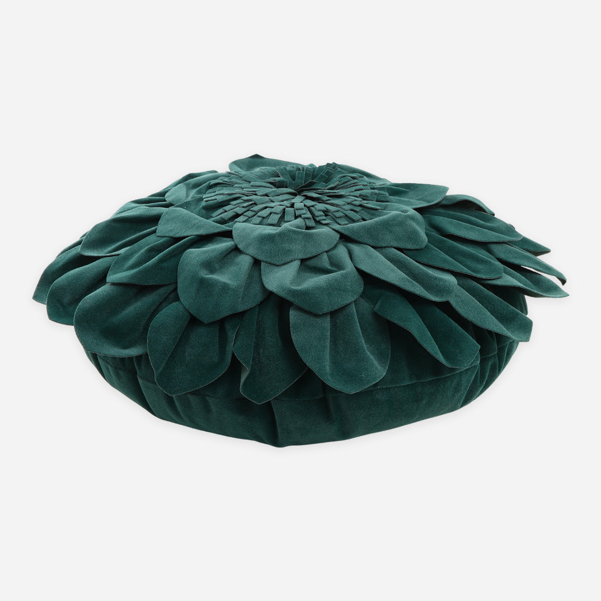 SM Home Christmas Petal Pillow Round - Green