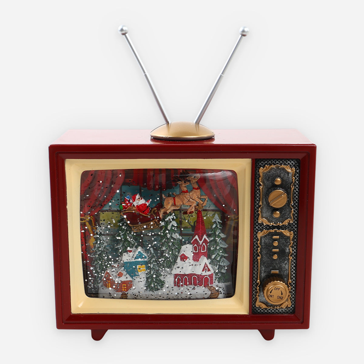 SM Home Christmas Music Box (Red) - 19x16cm