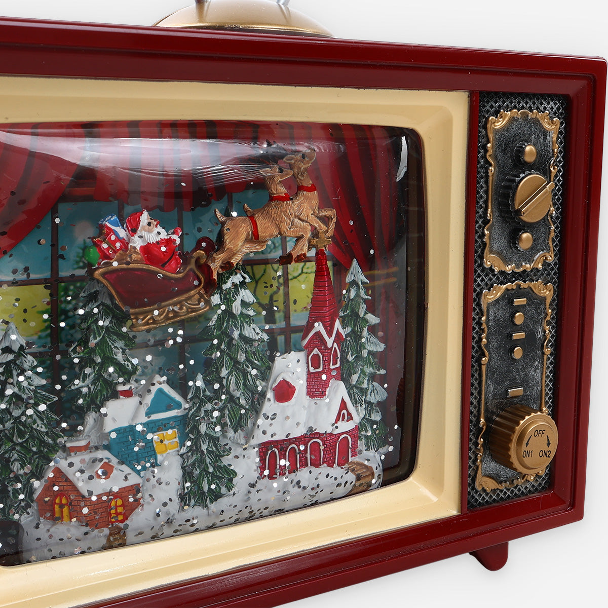 SM Home Christmas Music Box (Red) - 19x16cm