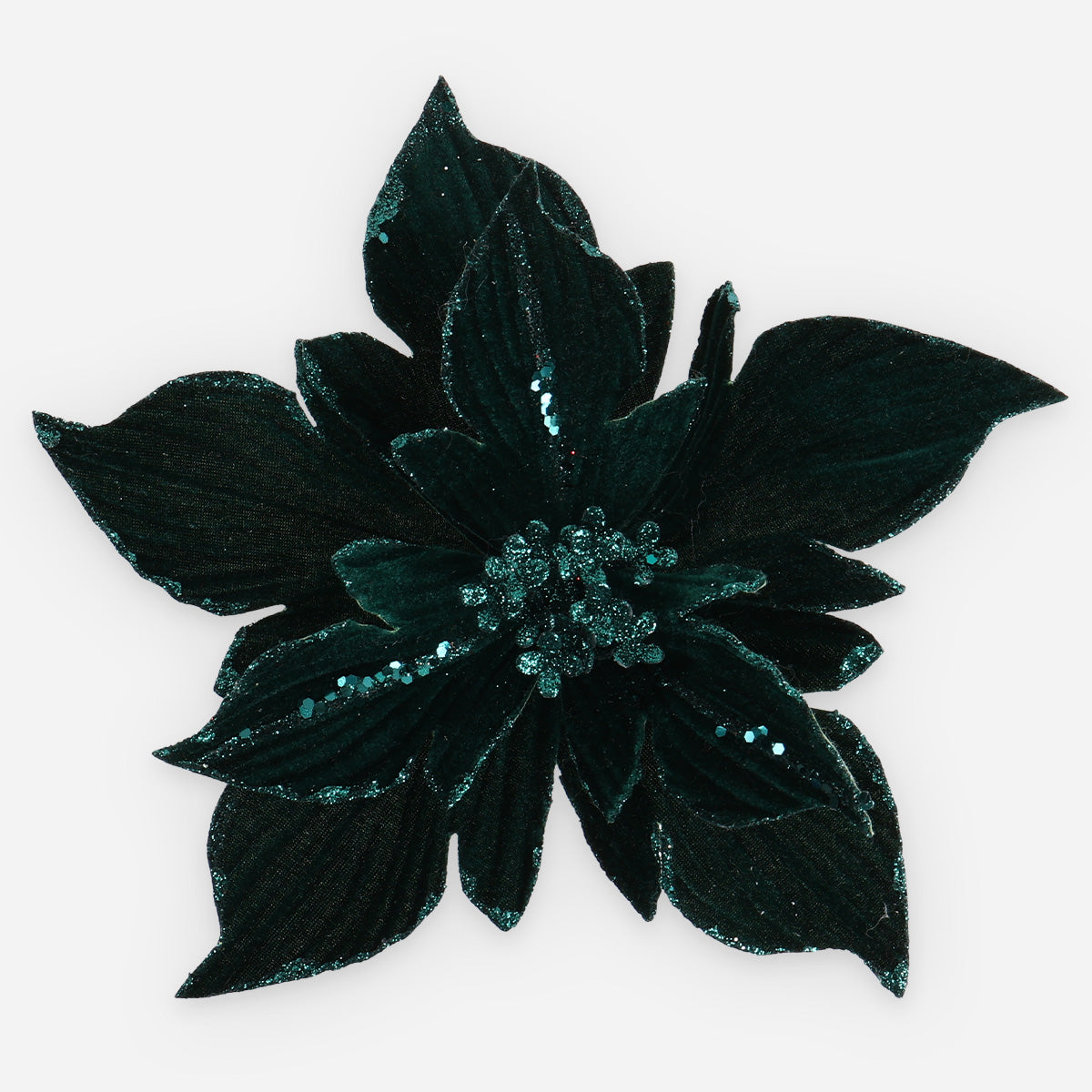 SM Home Christmas Poinsettia (Dark Green) - 28cm