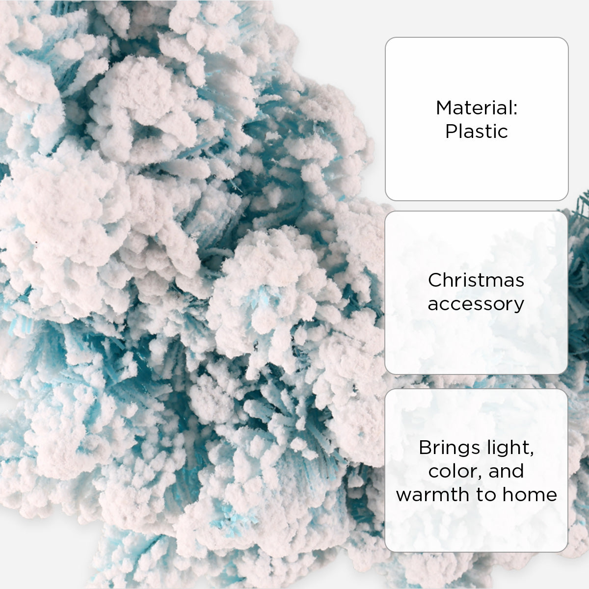 SM Home Christmas Wreath (Blue) - 60cm