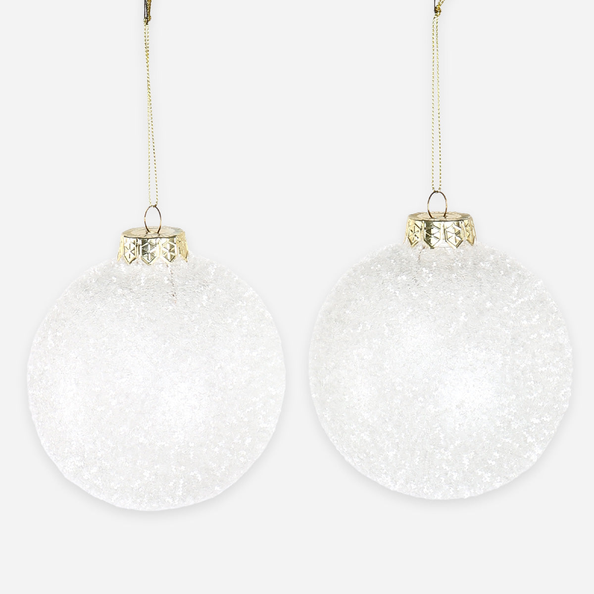 SM Home Christmas Ball with Pattern (Clear) - 10cm