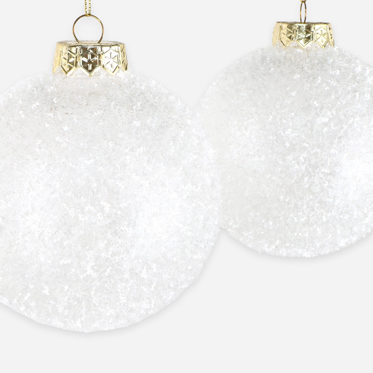 SM Home Christmas Ball with Pattern (Clear) - 10cm