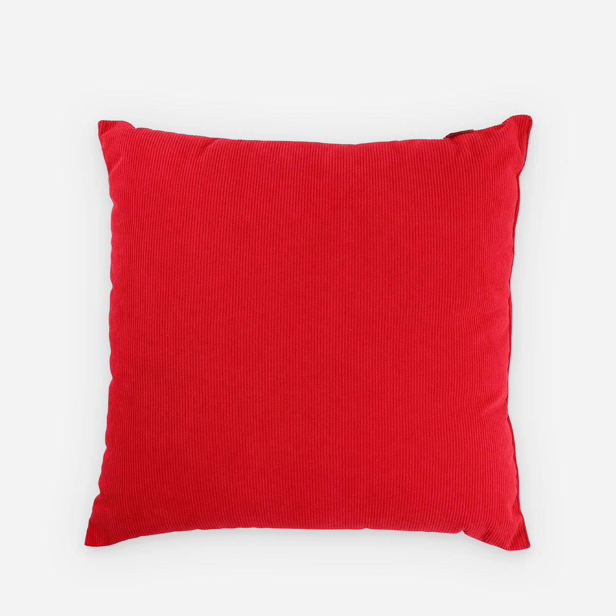 SM Home Christmas Corduroy Throw Pillow (Red) - 18x18in.