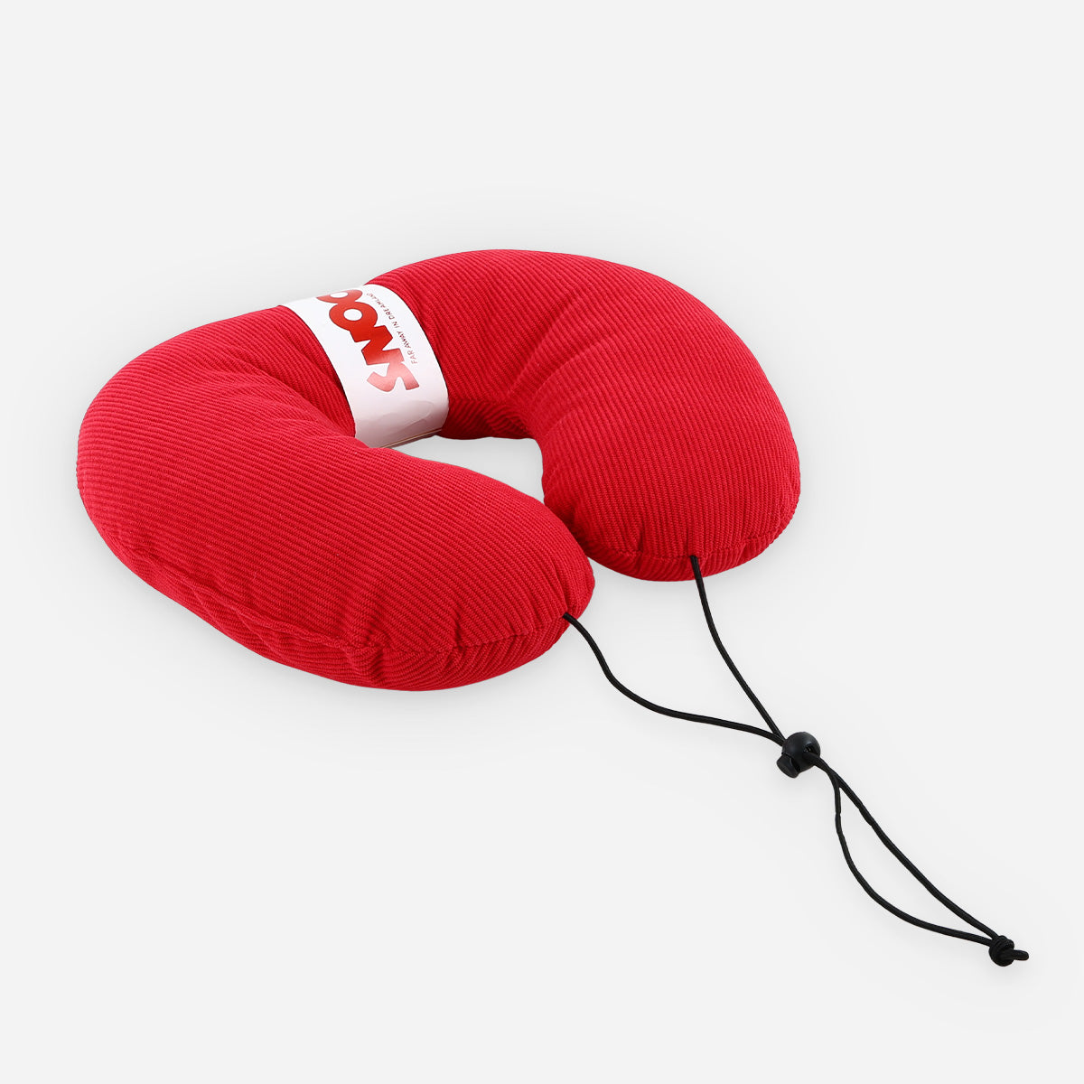 SM Home Christmas Corduroy Neck Pillow - Red