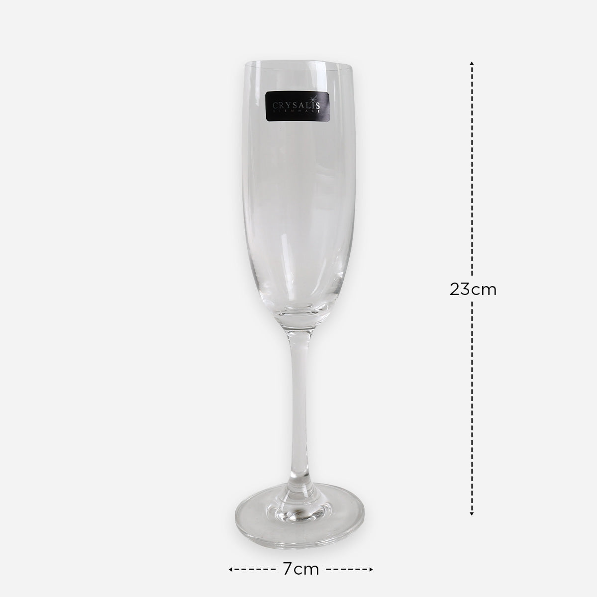 Crysalis Set of 2 Flute Champagne Glass - 103ml