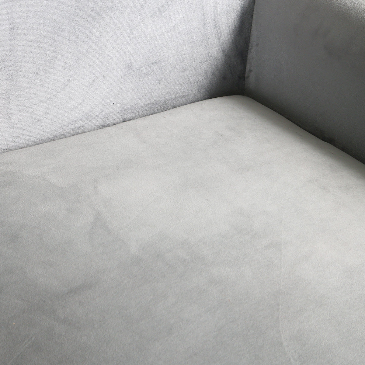 Coach Accent Chair - Gray Velvet