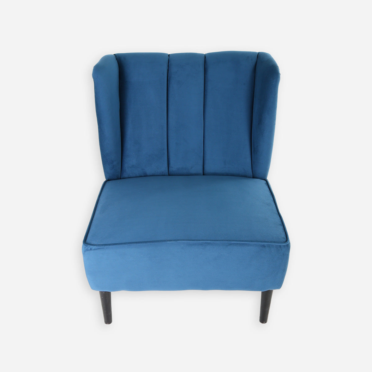 Cool Accent Chair - Blue Velvet
