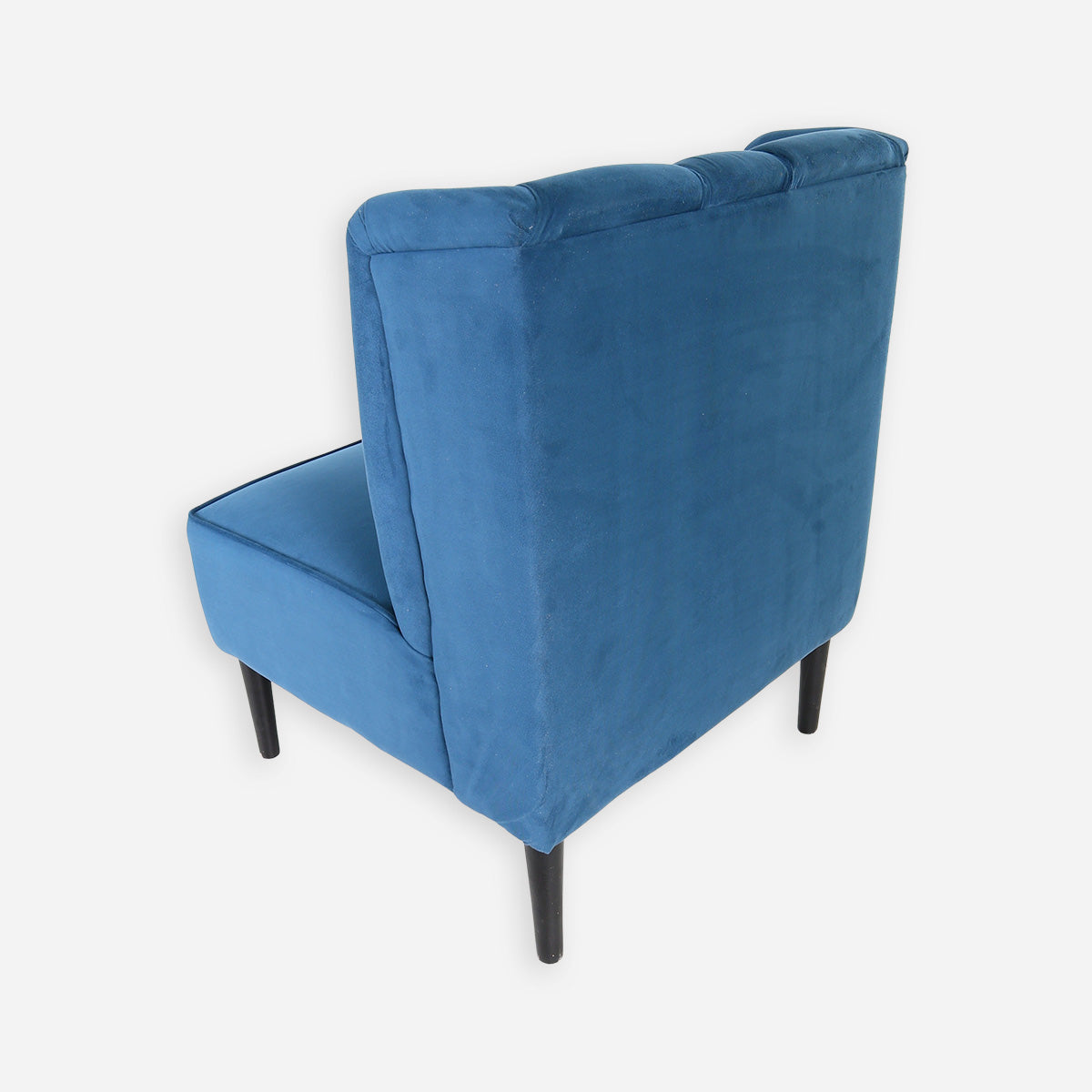 Cool Accent Chair - Blue Velvet