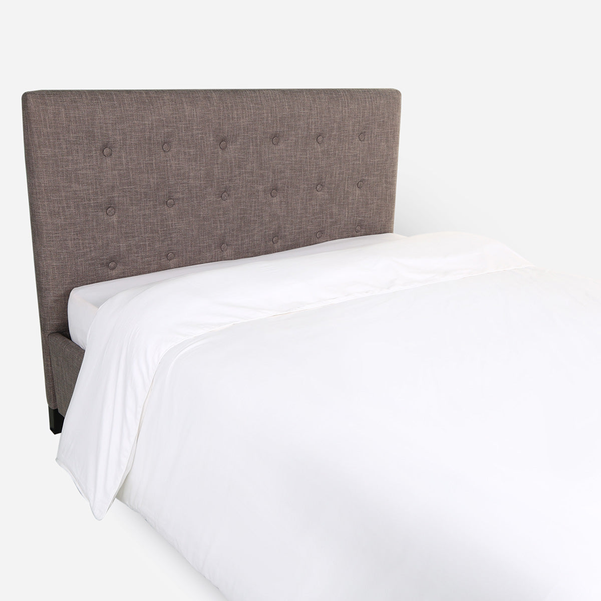 Ultima Linen Pearl Duvet Cover (White) - Full