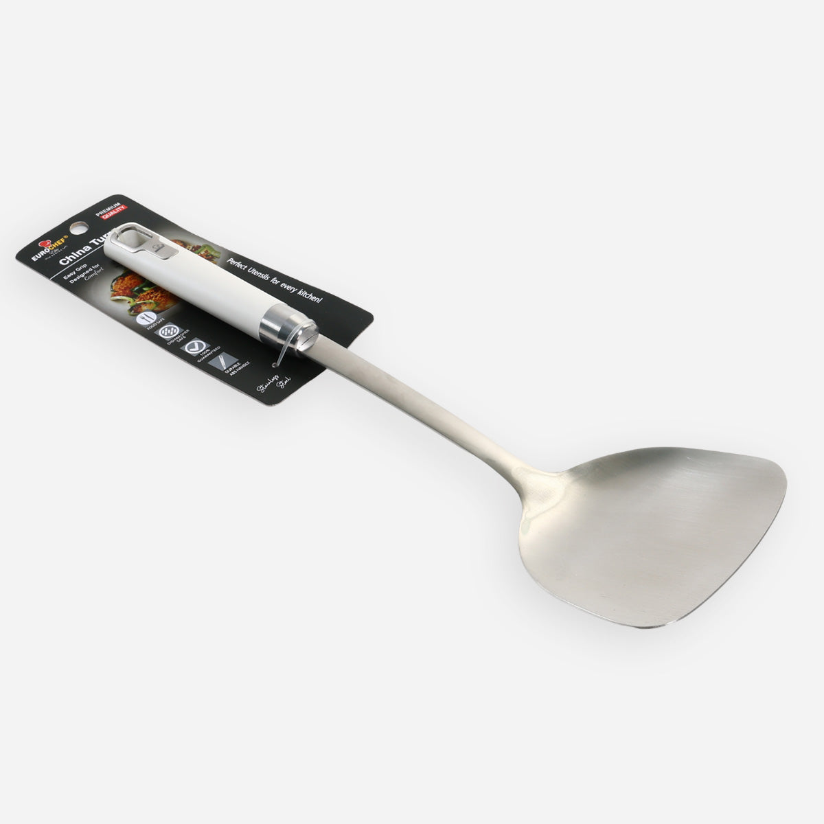 Eurochef Stainless Steel China Turner - White
