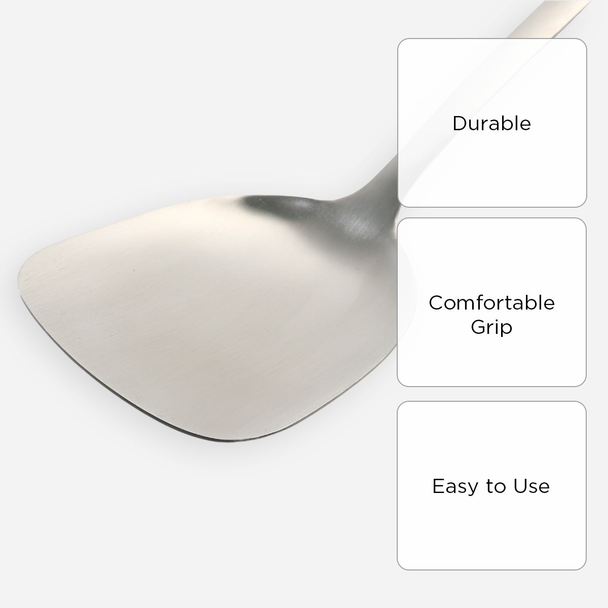 Eurochef Stainless Steel China Turner - White
