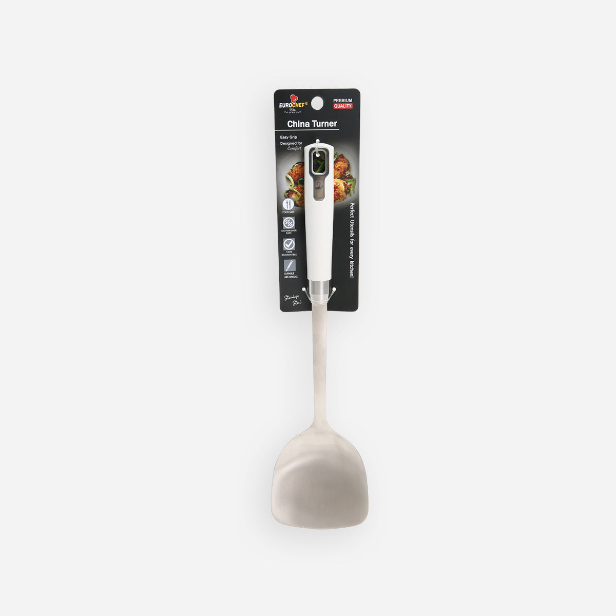 Eurochef Stainless Steel China Turner - White