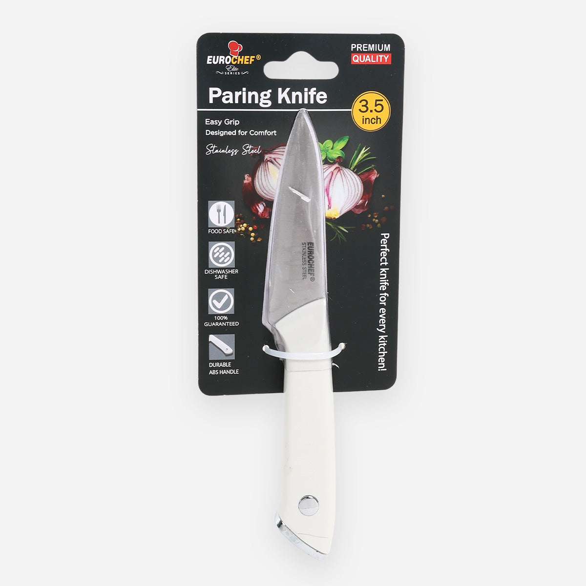 Eurochef Stainless Steel Paring Knife - White