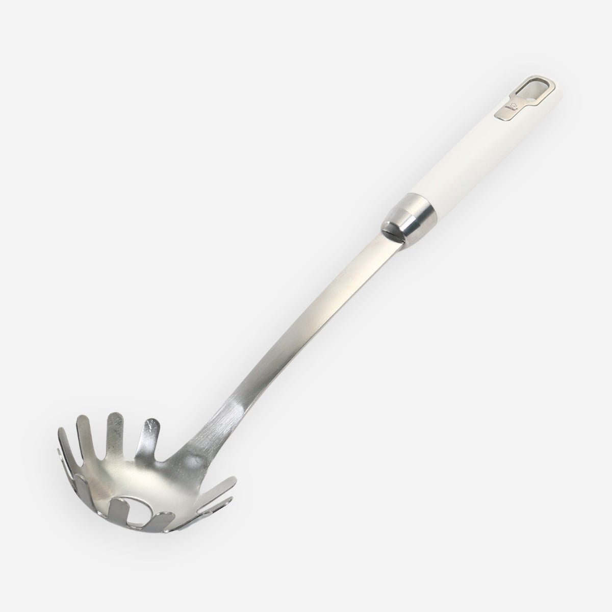 Eurochef Stainless Steel Pasta Server - White