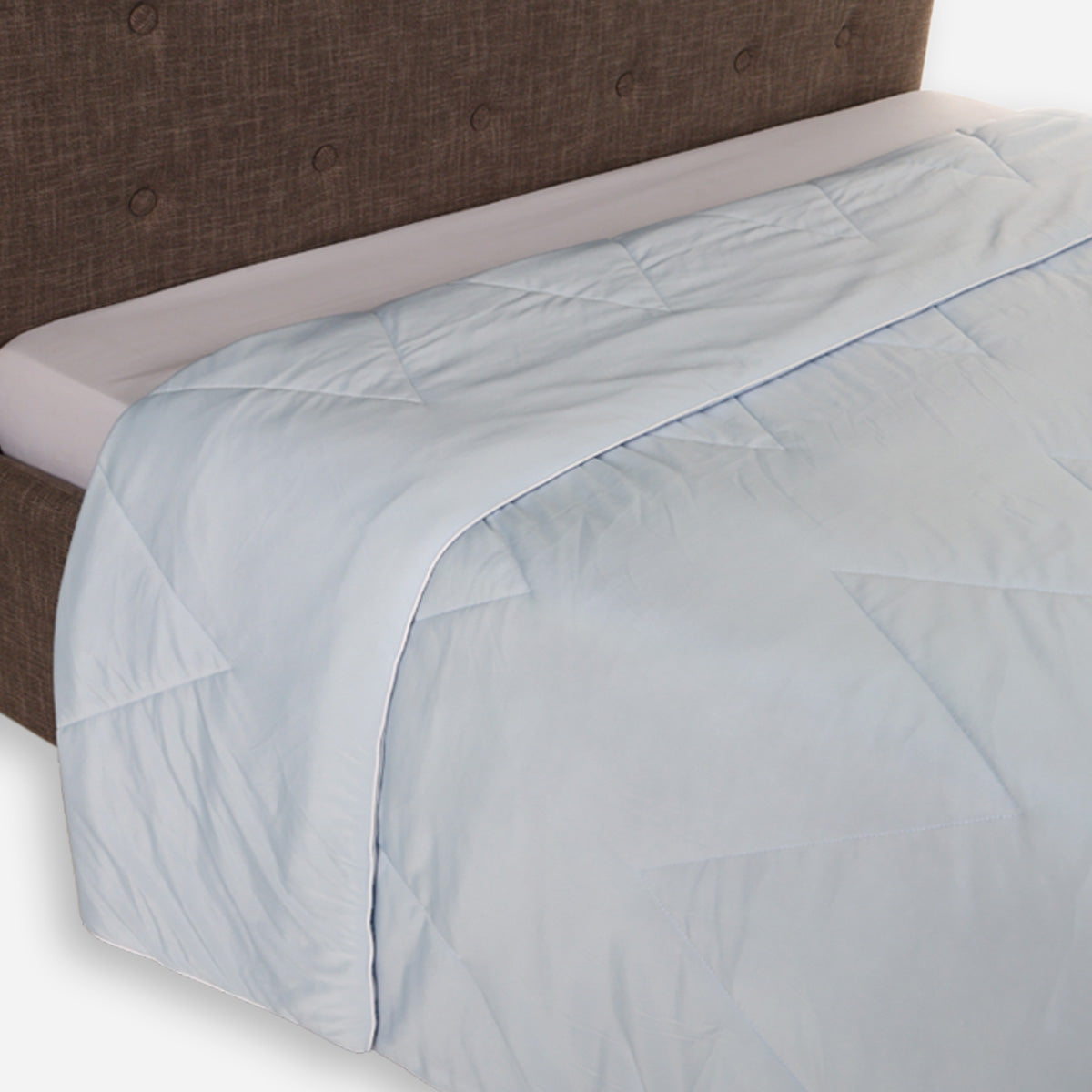 Family Home Cooling Quilt Blanket (Caribbean Light Green) - Full