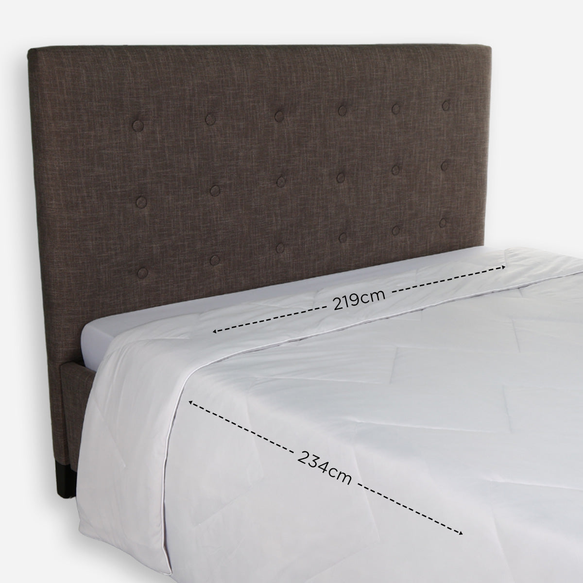 Family Home Cooling Quilt Blanket (Northern Droplet Light Gray) - Queen