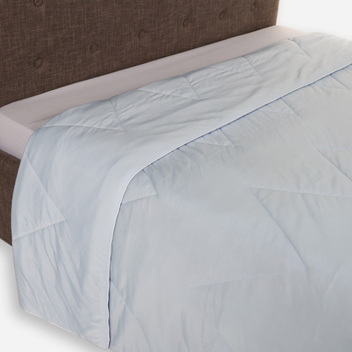 Family Home Cooling Quilt Blanket (Caribbean Light Green) - Twin
