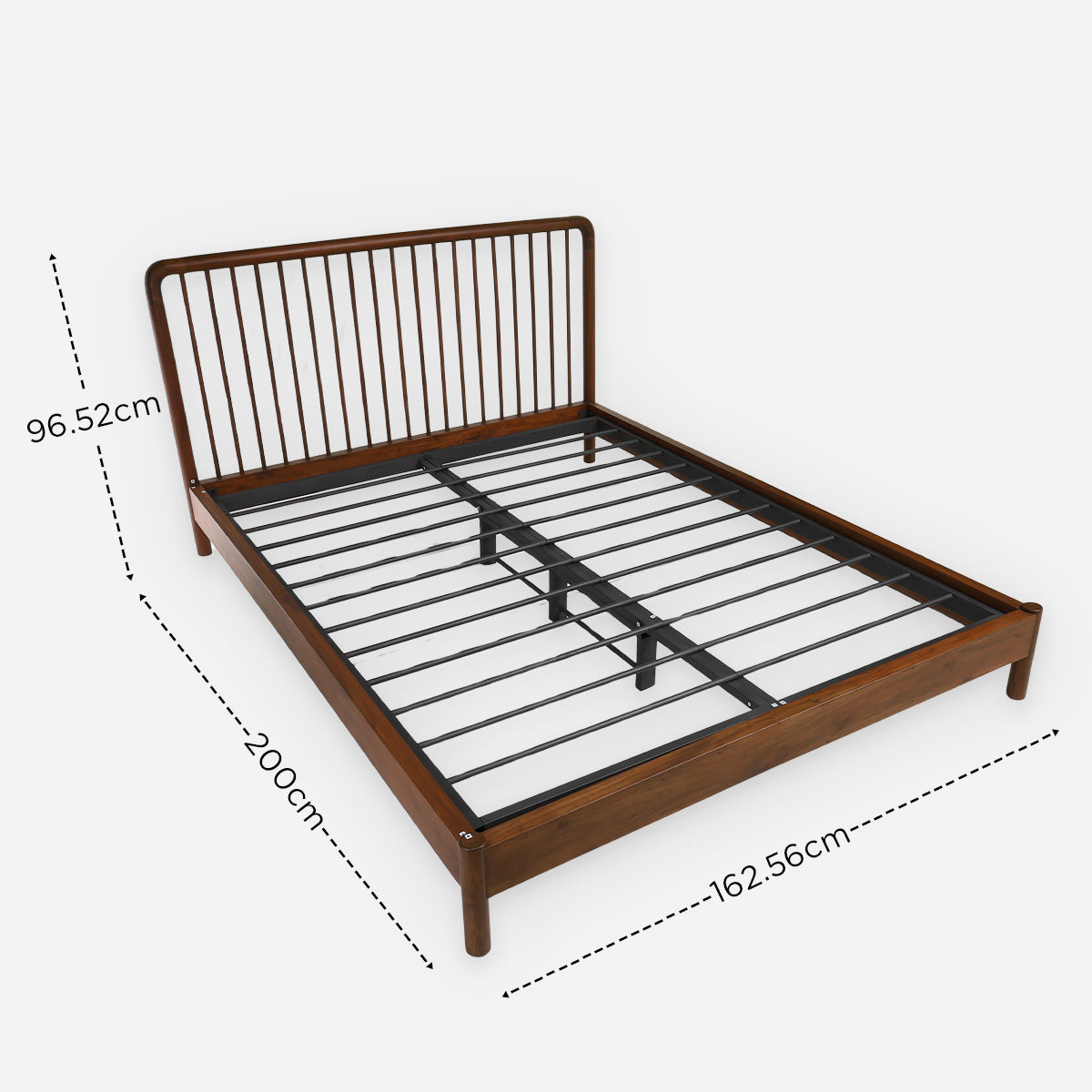 Fate Wooden Spindle Bed - 60x75in