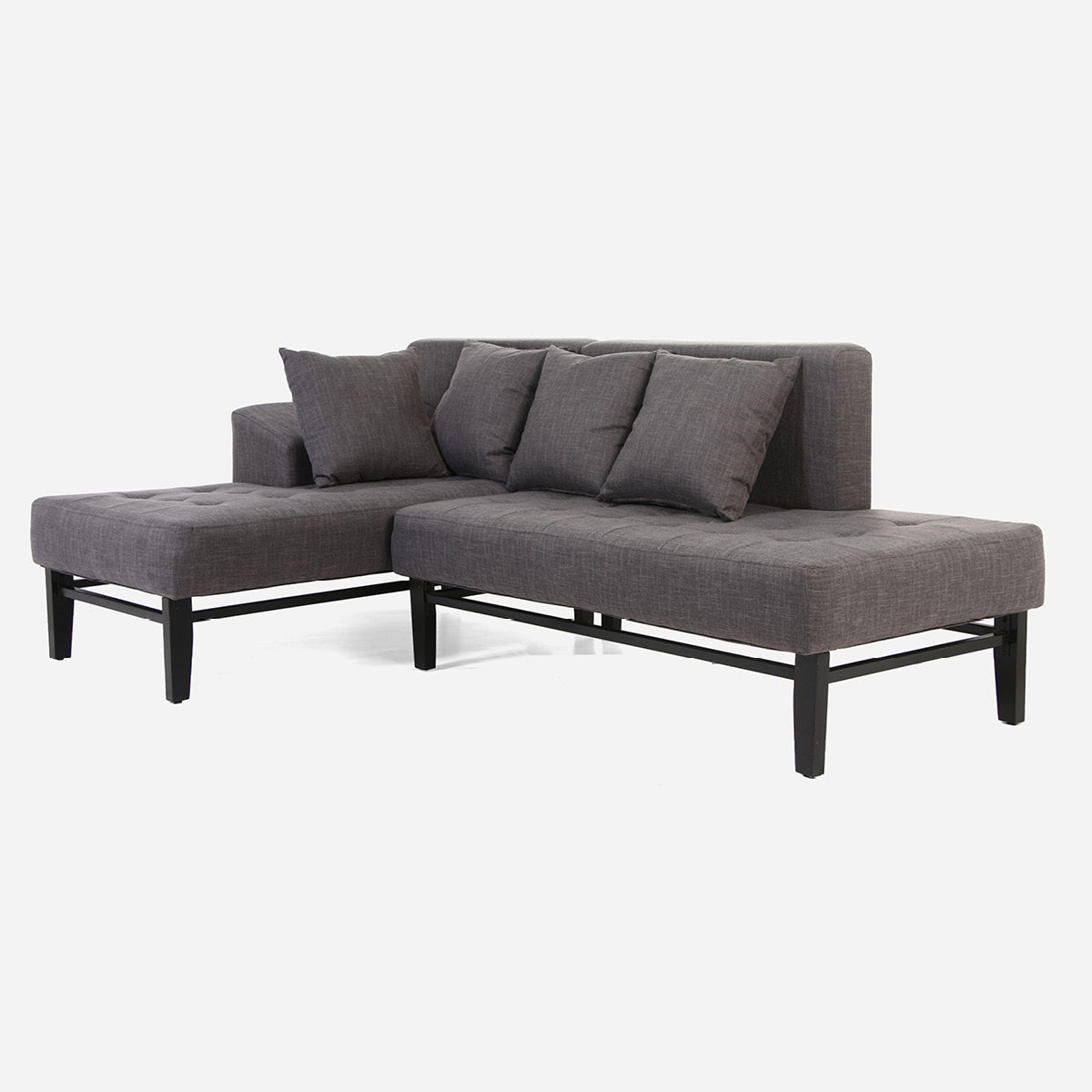 Fortress Sectional Sofa Set - 600DS-8Otter Gray