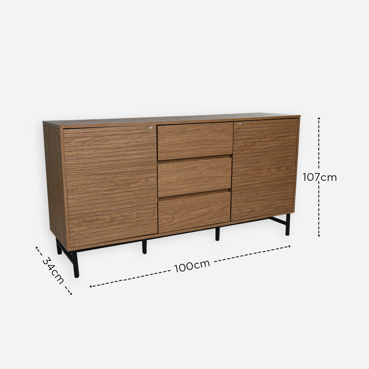 Fort Buffet Cabinet - Walnut