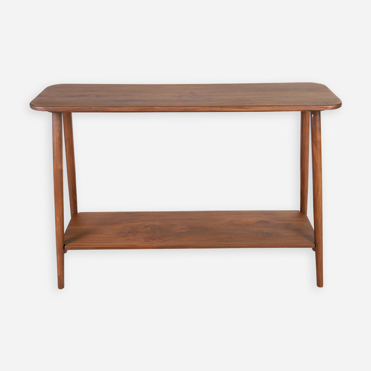 Factual Wooden Console Table - Walnut